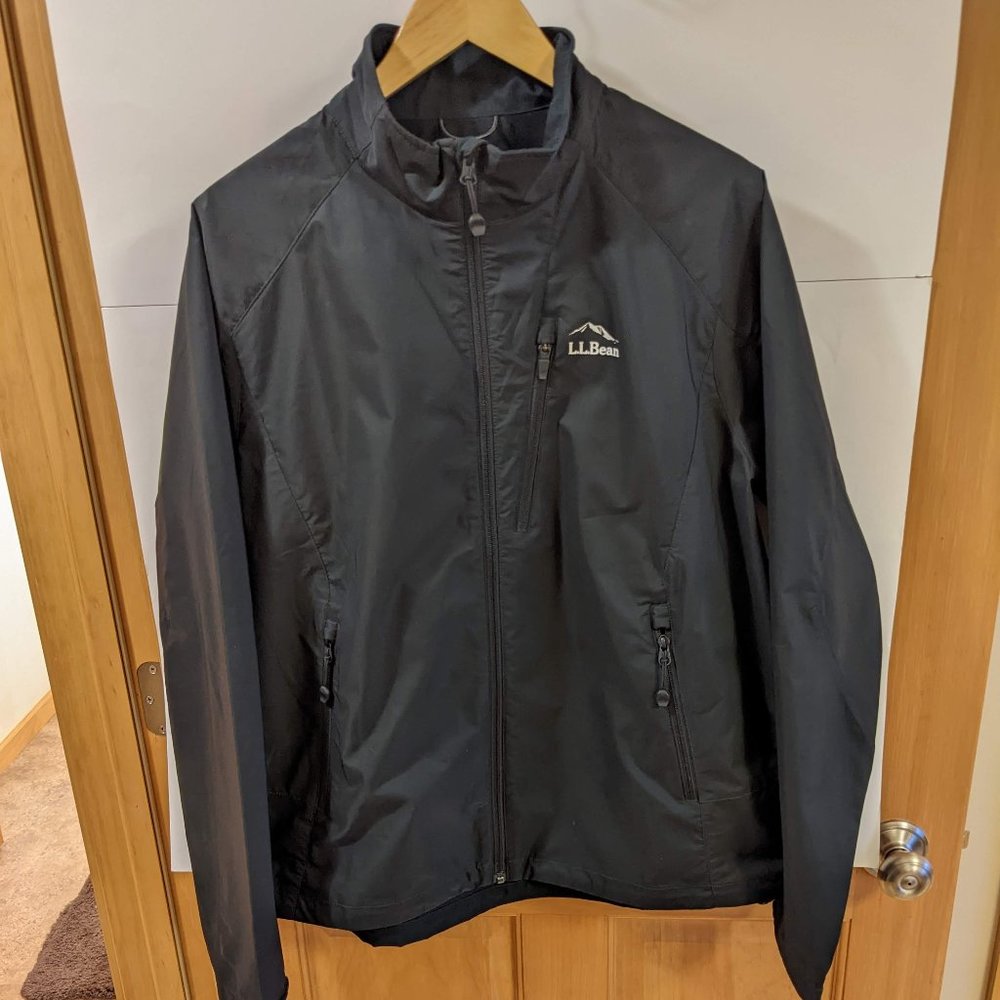 LL Bean Timberledge Wind Shell Jacket -  Waterproof - Black - Large